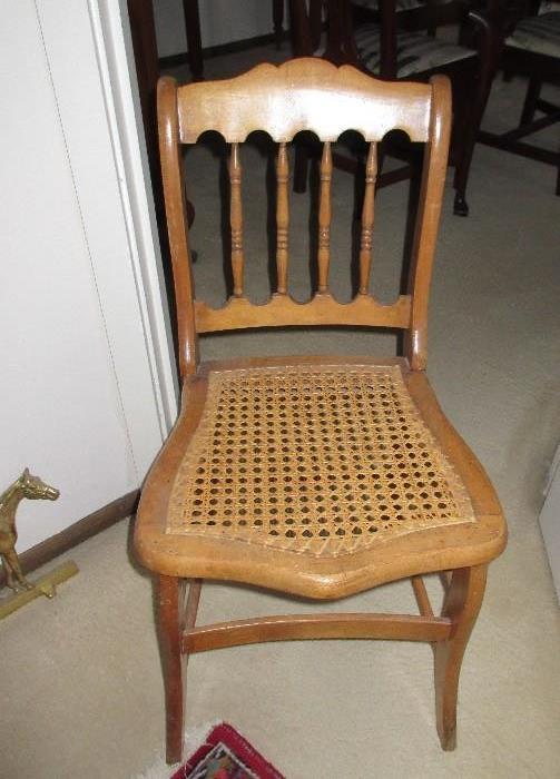 cane seat side chair