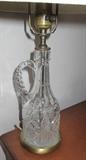 cut glass lamp
