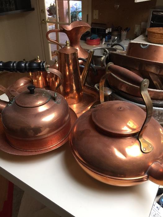 copper pots