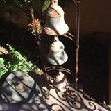 iron stand with bells