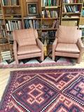 A great find!!! A pair of California/Florida regency club chairs. Attn collectors of mid century glam!!