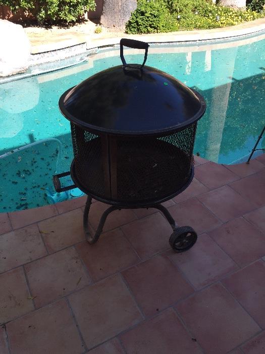a portable fire pit great for the Az winters