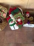 some Christmas decor