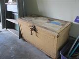 Vintage Wooden Trunk
