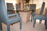 Travertine Dinning room table