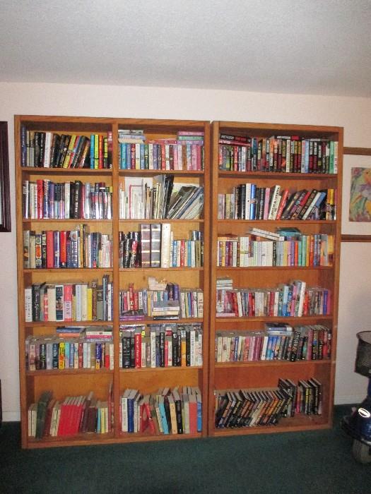 More books - however at least one of the shelving units will not be available for sale