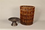 Lot 8-LR: Rattan and Wood Duo