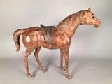 Lot 32-DR: Leather Horse Sculpture