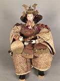 Lot 35-DR:  Antique Japanese Samurai Warrior Doll 