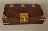 Lot 80-G: Asian Wood and Brass Box 