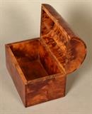 Lot 89-G: Burled Wood Dome Box