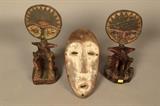 Lot 108-G: Decorative African Fertility Dolls and Mask