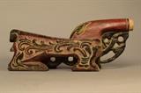 Lot 145-G: Decorative Painted Carved Horse 