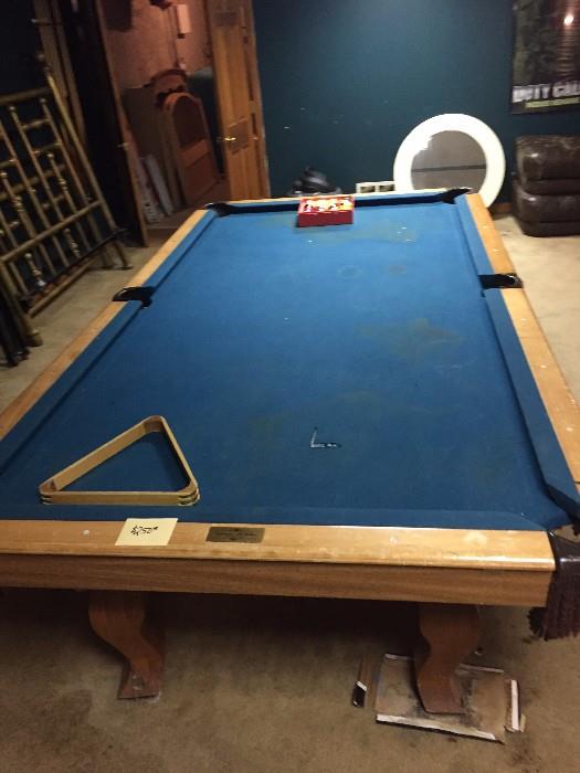 Pool table needs new felt but otherwise good condition! Priced to sell!