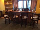 bar with stools like new
