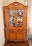 Gorgeous Carved Wood China Cabinet