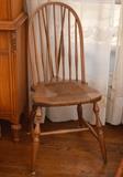Windsor Brace Back Chair with Rush Seat