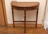 Beautiful Old Demilune Occasional Table