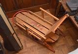 Vintage Flexible Flyer Wood Child's Sled