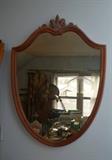 Vintage Wood Carved Wall Mirror