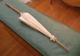 Vintage Umbrella / Parasol with Wood Handle
