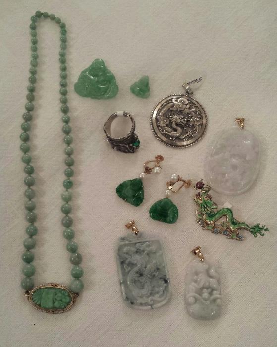 Beautiful jade jewelry