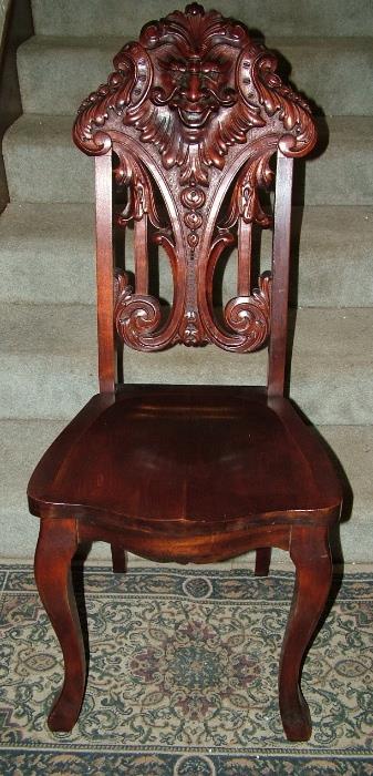 North Wind Chair, hand carved from Germany