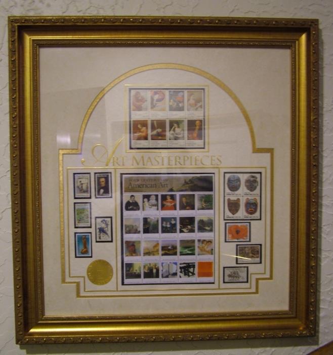 Special Edition Four Centuries American Art Masterpiece stamp collection with U.S. Postal Seal of authenticity