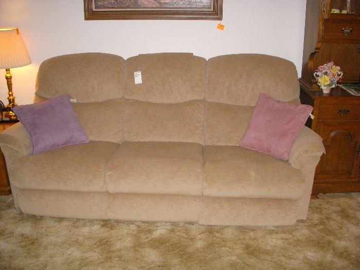La-Z-Boy double recliner sofa