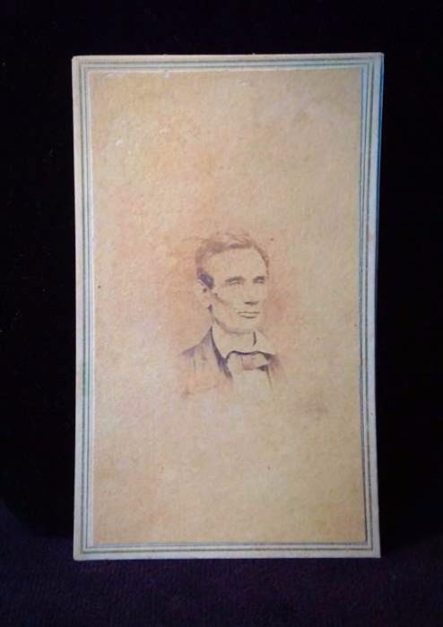 Abraham Lincoln Carte De Visite Circa 1861 by Mrs. WA Reed