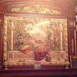 Scenic woven tapestry