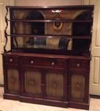 Mid 20thc Regency style mahogany credenza