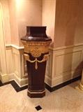 Pair of massive pedestals