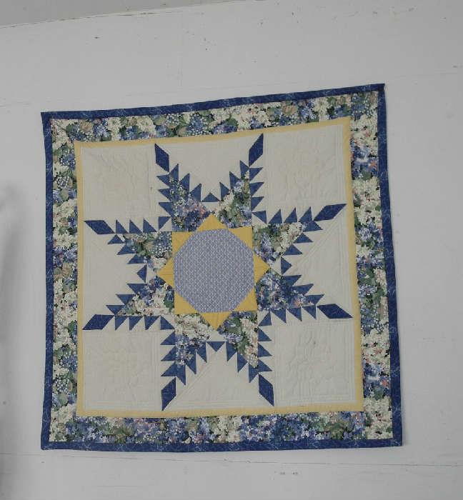 Hand made quilt wall hanging