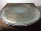 silver plated tray