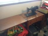 Antique Sewing Machine by Singer