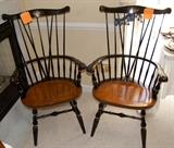 TWO HANDSOME WINDSOR CHAIRS