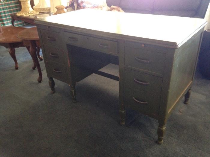 vintage desk, various end tables, many others