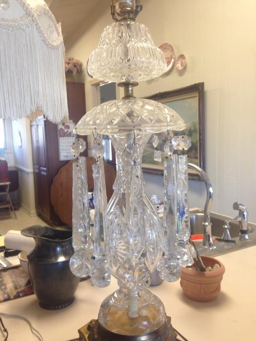 Beautiful crystal luster lamp collection