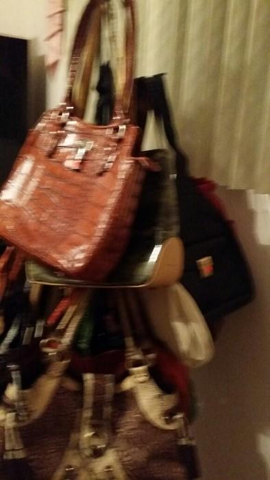 Designer and leather purses