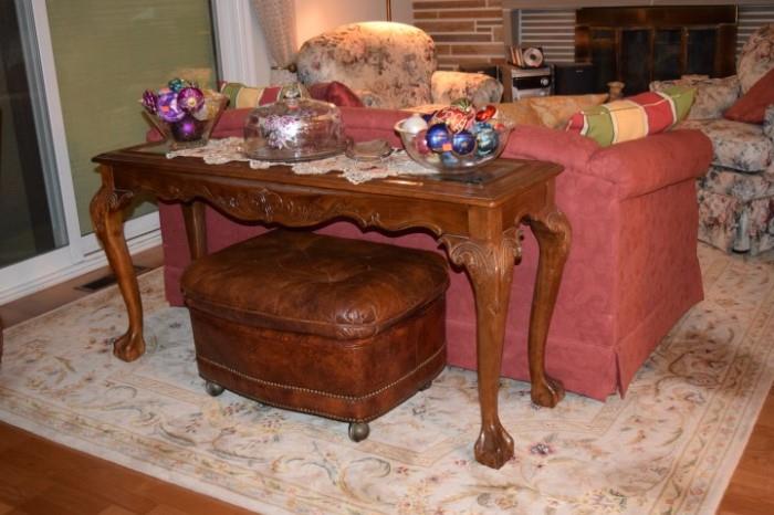 Sofa Table, Lazyboy Sofa, Ottoman