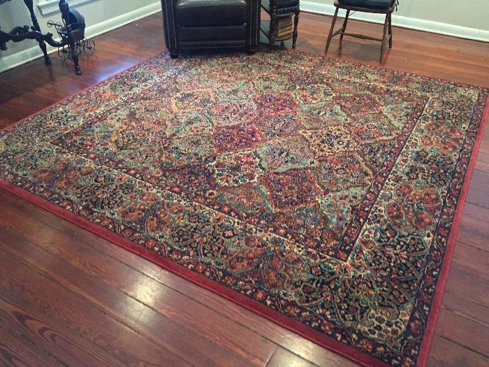 Wonderful Karastan rug, measures 104"x104"...