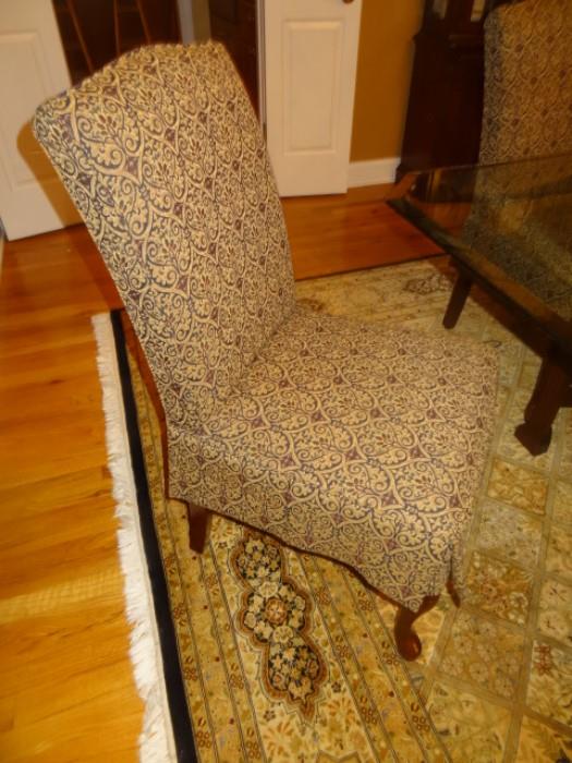 6 Upholstered Chairs - 18"W X 40"H X 21"D