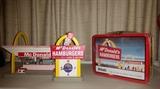 McDonald's Golden Arches Restaurant Clock & Lunch Box