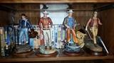 John Wayne Danbury Mint Figurines