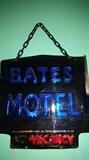 Lighted Bates Motel Sign