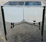 Ideal Brand Double Tank Wash Tub