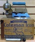 Coleman Gas Iron w/Original Box, Primitives