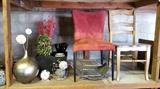 Salon Chairs and Pier 1 artwork Lot