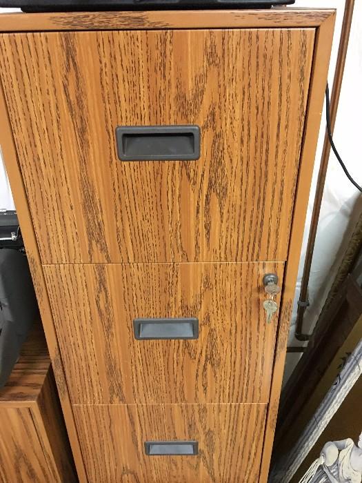 4 Drawer File Cabinet with Key $30 plus tax